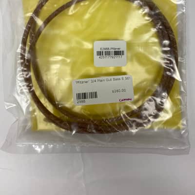 Gotz Pfitzner 'E' Plain Gut 3/4 Upright Bass String Model: 298B image 2