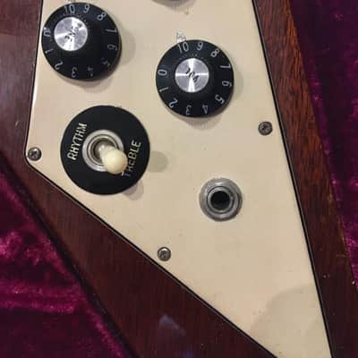 Gibson Medallion Flying V ex Scorpions Matthias Jabs 1972 - Wine Red image 16
