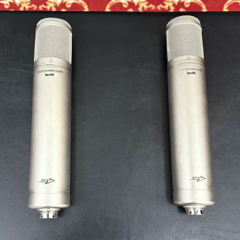 APEX 460 Multi-Pattern Diaphagram Studio Condenser Microphone Coppia Di Microfoni Valvolari image 1