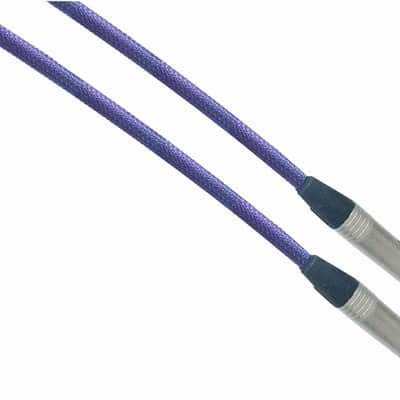 PURPLE HAZE Designer Series Guitar Cables - 1/4" Straight to Right Angle - 1 ft. / STRAIGHT to RIGHT ANGLE image 2