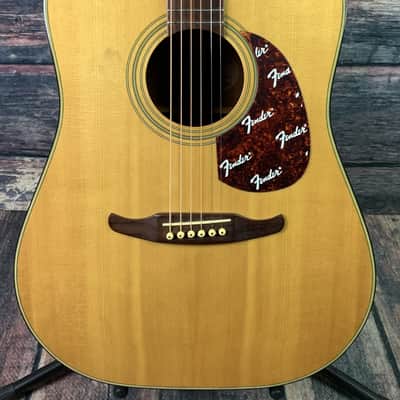 Used Fender Redondo Korean Built Dreadnought Acoustic Guitar with Fender Case image 2