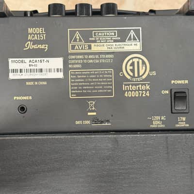 Ibanez ACA15T 15-Watt Acoustic Guitar Amplifier 2011 - Dark Wood image 3