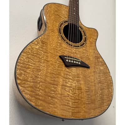 Dean EGA-GN Exotica Quilted Ash Electro Acoustic Guitar Pre-Owned image 7