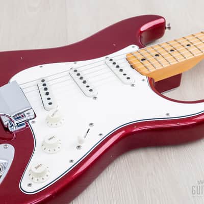 2020 Fender Custom Shop Limited Edition 1969 Stratocaster Journeyman Relic Aged Firemist Red w/ Case, COA, Tags image 6
