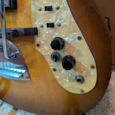 1960s Eko Model 100 Hot Rod Electric Guitar Vintage 3-Pickup Hollow Body Archtop Conversion image 4