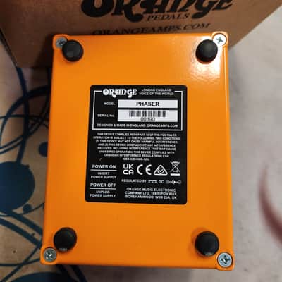 Orange Phaser Pedal 2022 - Present - Orange image 2