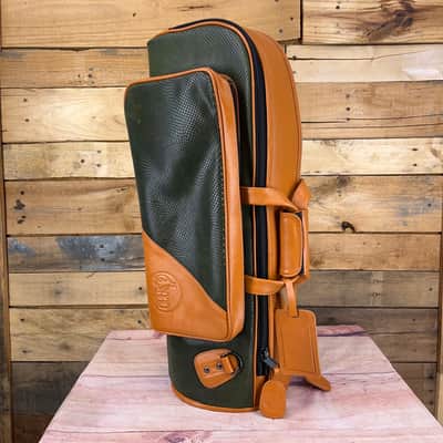 Gard IELH-0-LIZ Elite Single Trumpet Gig Bag Lizard Green/Orange image 1