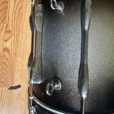 Pearl 14" x 14" Championship Marching Bass Drum 2010s - Black Silver Burst image 6