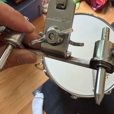 1960s Ludwig Drum Set Blue Sparkle 22/13/16 w/ bonus 14" image 22
