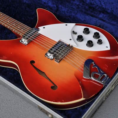 Original 1965 Rickenbacker Rose Morris Model 1993 Export 12-String Fireglo image 2