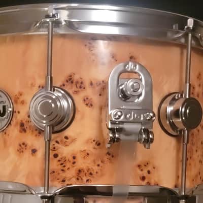 DW 7x13 Collector's Maple VLT Mapa Burl Snare Drum - SO#1119665 image 7