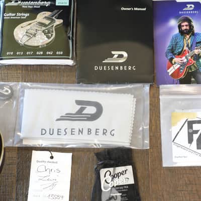MINTY! 2014 Duesenberg Carl Carlton Signature Semi-Hollow Electric Guitar 2-Tone Sunburst + OHSC image 4