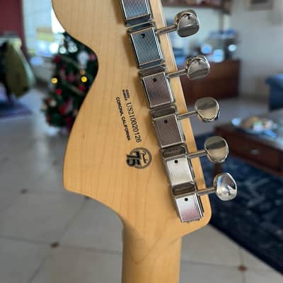 Fender American Performer Stratocaster HSS - Satin Surf Green image 4