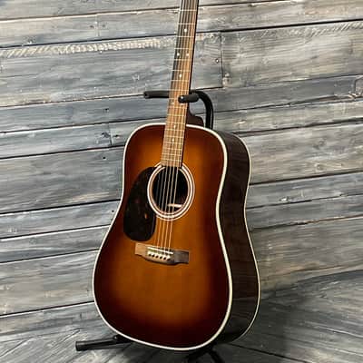 Martin Left Handed D-28 Standard Series Acoustic Guitar- Ambertone finish image 4