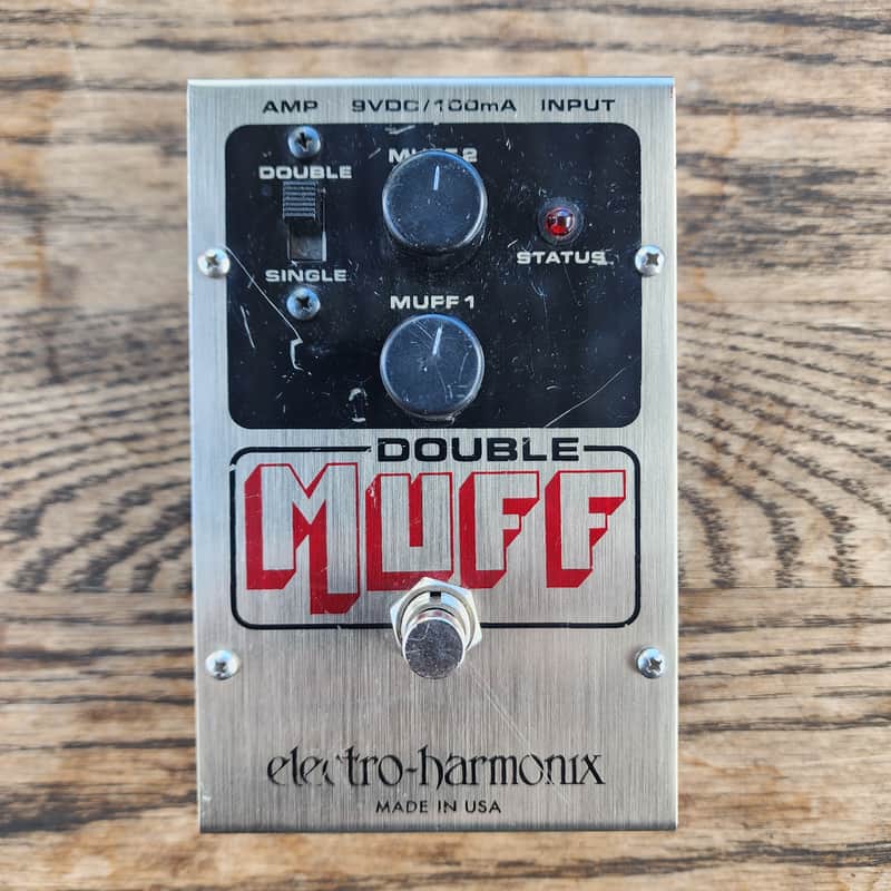 Electro-Harmonix Double Muff Fuzz / Overdrive 2000s - Black / Red / Gray image 1