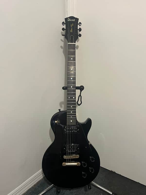 1976 Ibanez Deluxe 59'er Black Finish Vintage Electric Guitar MIJ image 1