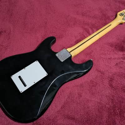 Vista(Samick) Strat copy 1988 - Black - Made in Korea image 6