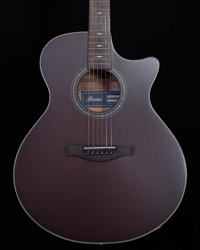 Ibanez AE100 Acoustic/Electric, Burgundy Flat image 1