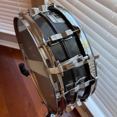 Ludwig Black Galaxy Acrolite LM404 5x14" Snare Drum image 4