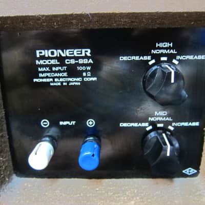 Pr Pioneer CS-99A Top Line Vintage Speakers, FB Drivers, Walnut, 5 Way, Ex Sound, 1970s, JAPAN, NICE image 9