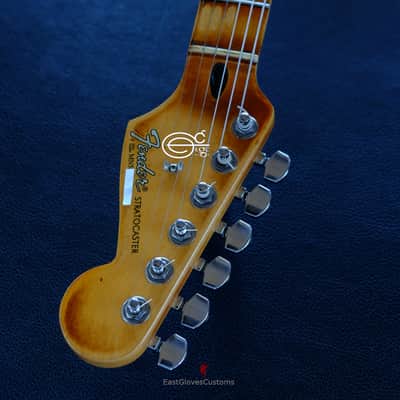 Fender Stratocaster Olive Green /Sunburst Heavy Aged Relic by East Gloves Customs image 20