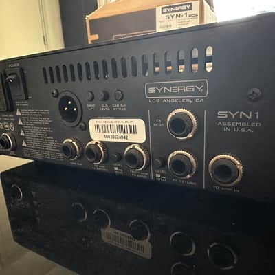Synergy SYN-1 Rack Mount Preamp with 1 Module Slot 2017 - Black image 7