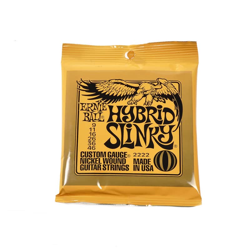 Ernie Ball 2222 Hybrid Slinky Electric Guitar Strings, .009, - .046 image 1