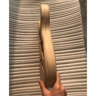 Electric Maple Guitar Barrel Body, Unfinished Electric Guitar Barrel Replacement Polished Wood Type,price include the import duty for US buyer image 7