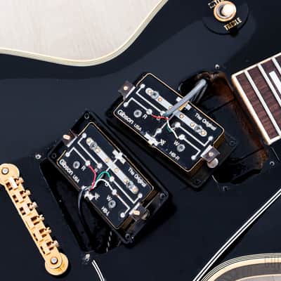 1989 Orville by Gibson Les Paul Custom LPC-EB Black Beauty w/ USA Bill Lawrence Humbuckers image 16