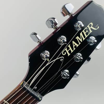 Hamer Studio Sunburst - I want you to want me- 1994 Cherry image 8