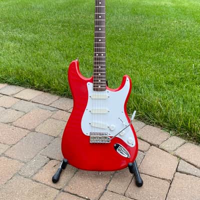 Fender Fender Stratocaster with Orig early 90's Eric Clapton Model Electronic 2000 - Red image 3