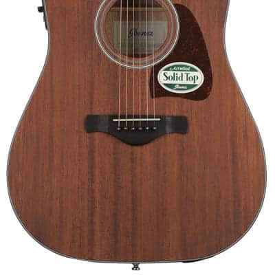 Ibanez AW54CE Acoustic-electric Guitar - Open Pore Natural image 2