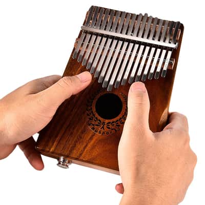 17 Key EQ Kalimba Thumb Piano with Bag, Cable and Accessories image 10
