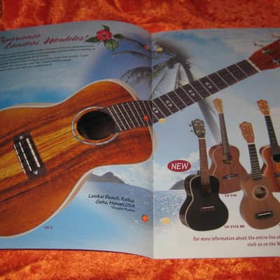 Lanakai Ukulele Colorful and Detailed Catalog from 2005  8 Pages and Prices image 2