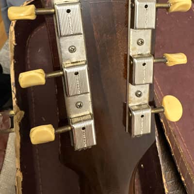Vintage 1956 Gibson Les Paul Junior Sunburst w/Original Alligator Case All Original Bild 8