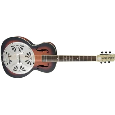 Gretsch G9220 Bobtail Round-Neck Acoustic-Electric Mahogany Resonator Guitar w/ Fishman Electronics - 2-Color Sunburst image 6