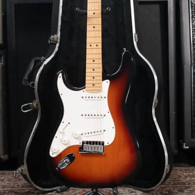 Fender 1996 American Standard Stratocaster Left-Handed Brown Sunburst with Hardshell Case - Used image 14