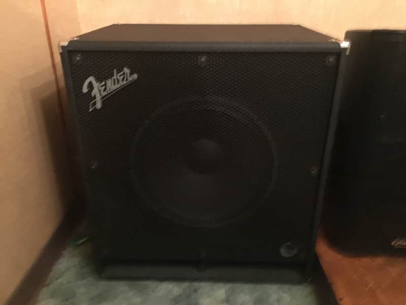 Fender Bassman 115 Neo 1x15" Bass Speaker Cabinet 2012 - Present - Black image 1