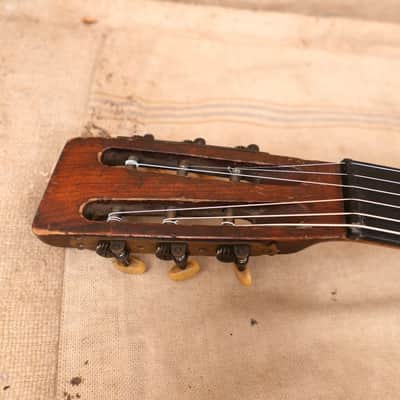 Unbranded Parlor Guitar 1890's Natural image 14