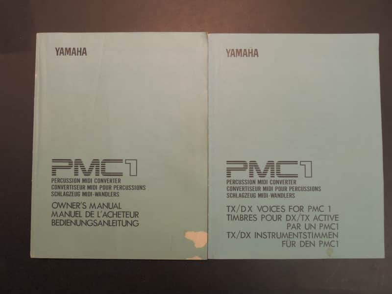 Yamaha PMC1 Owner's Manual & TX / DX Voices For PMC 1 [Three Wave Music] image 1