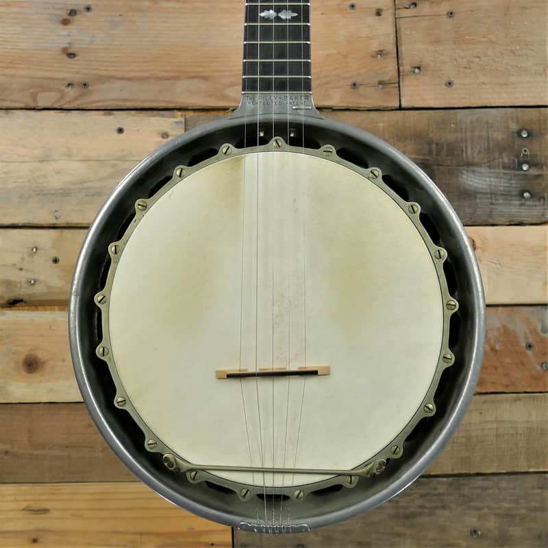 The Riley Baker Perfected Patent 5-String Banjo Zither 1897 - Aluminium Body image 1