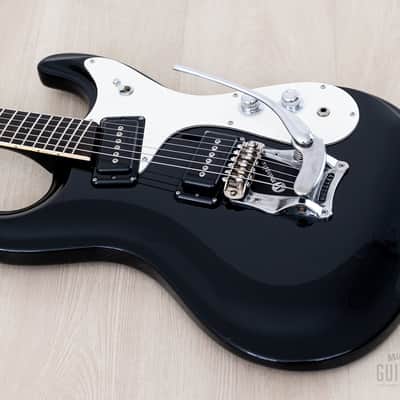 1988 Mosrite Ventures Model VMG-900 ‘65 Vintage Reissue Black w/ Case, Japan Kurokumo image 10