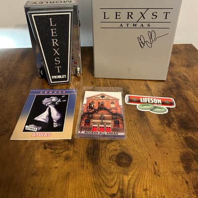 Lerxst Limited Edition ATWAS Wah & Volume Pedal w/ Hand-Signed Backstage Laminate 2026 image 1