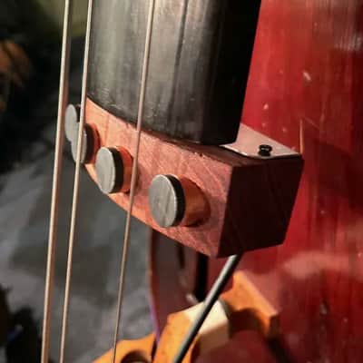 Magnetic Upright Bass Pickup - Designed by a Bassist - Reclaimed Chestnut image 6