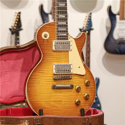 GIBSON 1959 Les Paul Golden Poppy Burst Heavy Aged image 1