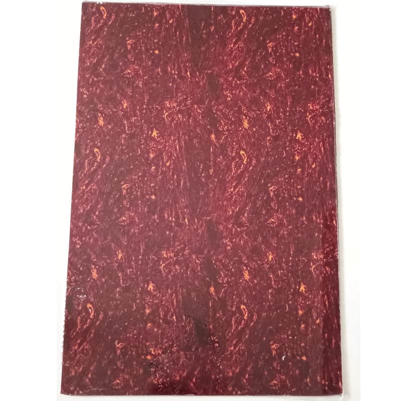 11 X 17 Inch Blank Guitar Pickguard Material Scratch Plate Backplate Sheet For Electric Guitar Bass Pickguard Custom,Red Tortoise Shell 4Ply image 1