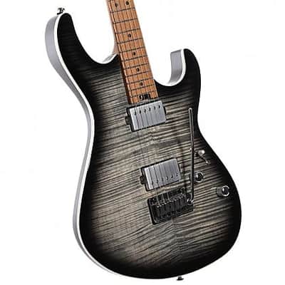 Cort G290 FAT II, Roasted Maple Neck & Fretboard, Transparent Black Burst image 3