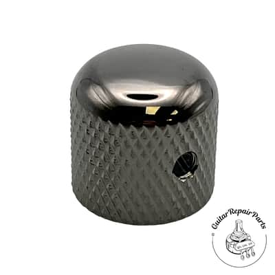 Ibanez 4KB1J1K Metal Barrel Knob, Dome Top, Prestige Series (1 pc) - Cosmo Black