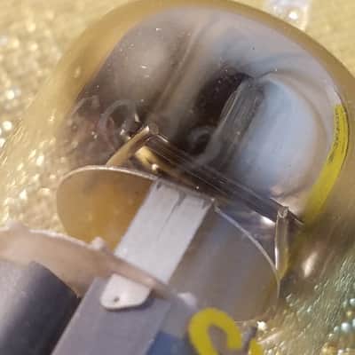 Sylvania Matched Pair (2) 6922 premium tNOS AT1000 TESTED Vacuum Tubes Gold pins rare D getter E88CC dual triode or GB6DG8 1963 image 12