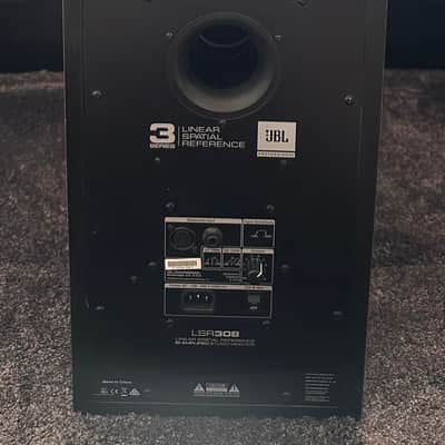 Title: JBL LSR308 Active Studio Monitor Speakers Pair + 2 Metal Stands image 10